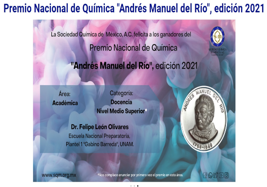 Premio Andrés Manuel del Río de la Sociedad Química de México